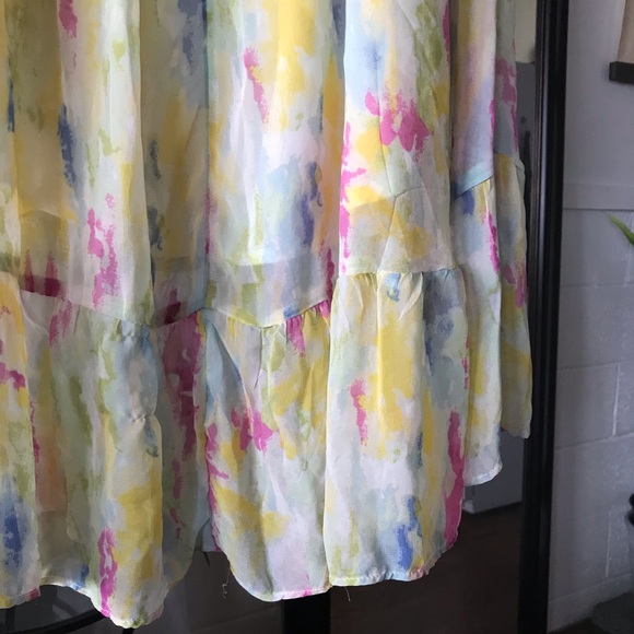 Anthropologie Watercolor Maxi Dress - Picture 7 of 8